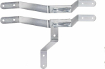 Extralink K250 Mast Bracket, 250mm, with M8 Clamps, Steel, Galvanized