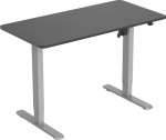Equip electric seat- Standing table frame, with table top, grau, Straight, Rectangular Form, Kunststoff, Edelstahl, Homeoffice, B&uuml;ro, Matt