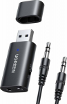 Adapter bluetooth Ugreen Transmiter Bluetooth 5.1 + adapter audio 3.5mm mini jack czarny (UGR1207BLK)