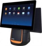 Sunmi T2s - Touchsystem 15.6" FHD+ 10" customer display HD kapazitiver Touchscreen Android