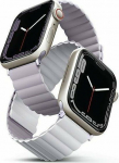 Uniq UNIQ Revix strap Apple Watch 4/5/6/7/SE/8/Ultra 44/45/49mm Reversible Magnetic lilac-white/lilac-white