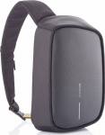 XD-Design Seljakott Bobby Sling Anti-Theft Backpack, Must, kuni 9.7" tahvelarvutile, USB-port, RFID-kaitsega taskud, 4L, 570gr, 21x32x9cm