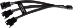 Alphacool Y-Splitter 4-Pin auf 3x 4-Pin PWM 15cm - schwarz