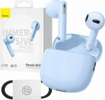 Headphones Baseus Bowie WX5 True Wireless niebieski