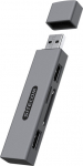 Sitecom MD-1013 - MicroSD TransFlash - SD - Grau - 5000 Mbit/s - USB 2.0 Type-A/Type-C