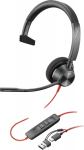 HP Blackwire 3310 Monaural, Microsoft Teams Certified