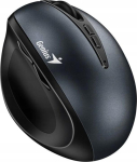 UNITEK Wireless Mouse Genius Ergo 8300S black and gray, 1600DPI