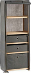 Bigbuy Home Shelf Gray Wood Material (28 x 113 x 42 cm)