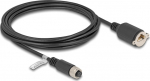 Delock Netzwerkkabel - 8-pole M12-A (W) zu RJ-45 (W)