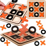 Norimpex Tic-Tac-Toe Wooden Game 8577