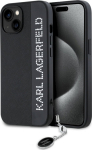 Karl Lagerfeld KLHCP15SPSAKDGCK Hardcase Saffiano Rhinestones & for iPhone 15/14/13 6.1" / black