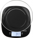 Adler Kitchen Scale with a bowl | MS 3179b | Graduation 1 g | Display type LCD | Black