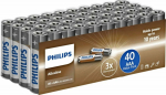 Philips Philips Alkaline AAA Batteries - 40-pack