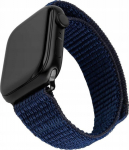 Fixed | Sporty Strap for Apple Watch 42/44/45mm | 160-210 mm | Dark blue | Nylon