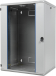 BKT Elektronik Wall mount cabinet single section, 12U, 630/400/600 width/depth/height mm, RAL 7035 ( welded construction - capacity 50kg )