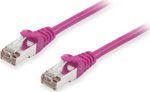 Equip Patchkabel Cat6A S/FTP 2xRJ45 5.00m lila LSZH Polybeutel