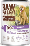 VetExpert Raw Paleo Duck&Boar Puppy Can 400g