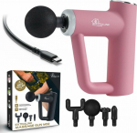 Extralink Massage Gun Mini Pink | Massage Gun | 4 ends