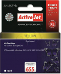 Activejet AH-655YR Ink (replacement for HP 655 CZ112AE; Premium; 12 ml; yellow)