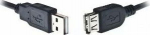 Kabel USB Gembird USB-A - USB-A 0.75 m Czarny (CC-USB2-AMAF-75CM/300-BK)