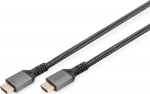 DIGITUS HDMI 2.1 Kabel A - A St./St. Alu/Nylon 8K 60Hz 3.0m
