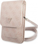 Guess 4G Triangle Handbag Pink