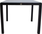 Table AMALFI 90x90xH74 cm, grey