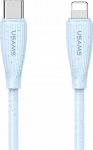 Kabel USB Usams USB-C - Lightning 1 m Niebieski