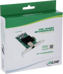 Karta sieciowa InLine &reg; Gigabit NIC, 1x RJ45 1 Gb/s, PCIe x1, PoE+