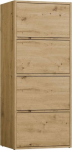 TOP E SHOP ALMA CHEST OF DRAWERS, ANTHRACITE/ARTISAN OAK