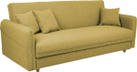 Sofa bed VISBY 200x88xH93cm, yellow