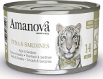 Amanova Cat Tuna & Sardines w galaretce puszka 70g
