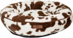 Pets Collection Dogs bed, wz�r dark brown�cow's milk �aty, 65*65*18cm, z lock