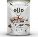OLLO Air-Dried Game strips - dog treat - 80g