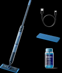 Philips 5000 OneUp XV5113/01 niebieski - Power: battery | Work time: 50 min. | Clean water tank [ml]: 312 | Dirty water tank [ml]: 270