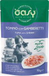 OASY More Love Tuna with shrimp - wet cat food - 70g