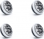 Bitspower Artemis Verschlussstopfen G1/4 Zoll, 4er Pack - wei&szlig;