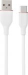Hismart Silicone Cable USB Type-A - Type-C (white, 1m)