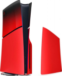 Sony PlayStation 5 Slim model replacement covers, Techno Red