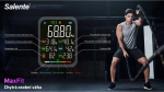 Evolveo Salente Bathroom Scale MaxFit Smart Personal Diagnostic Fitness Scale Bluetooth Black