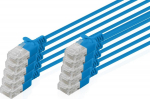 Digitus CAT6 U/UTP SLIM PA 10X03M BLUE, 10X 030M LSZH AWG 32/7 BLUE