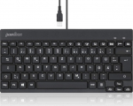 Keyboard Perixx Perixx PERIBOARD-326 DE, Illuminated USB keyboard, wired, black