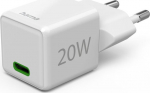 Hama Quick charger USB-C Super Mini Charger PD Wei&szlig; 00139548 - USB Typ C