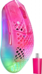 STS Steelseries Aerox 3 Wireless Gen 2 wireless gaming mouse, Magenta Haze