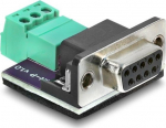 DELOCK D-Sub 9 Pin Bu > 3 Pin Terminalblock Adapter CAN/LIN