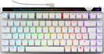 ASUS ROG Falchion Ace 75 HE WHT, Kabelgebunden, USB, Magnetic-mechanical key switch, QWERTZ, RGB-LED, Wei&szlig;