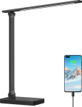 LEPRO Desk lamp | USB 5V/1A | czarna