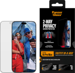PanzerGlass 2-way Privacy 17/18 pro Max Ultra Wide FastFit Box