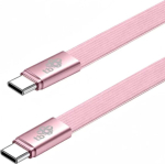TB Kabel USB C - USB C 1m flat powder pink