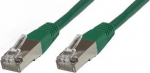 MicroConnect S/FTP CAT6 0.25m Green LSZH, PiMF (Pairs in metal foil)